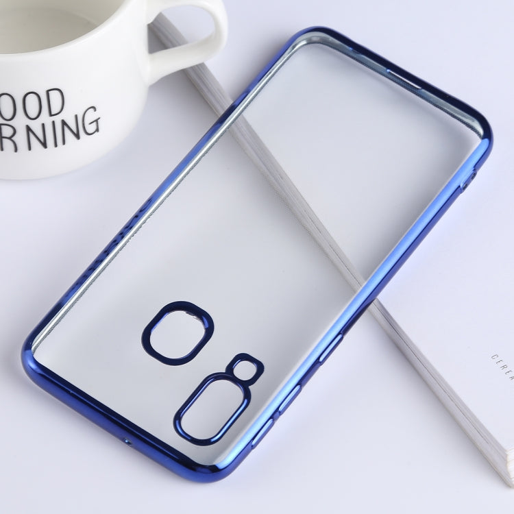 Ultra-thin Electroplating Soft TPU Protective Back Cover Case for Galaxy A40