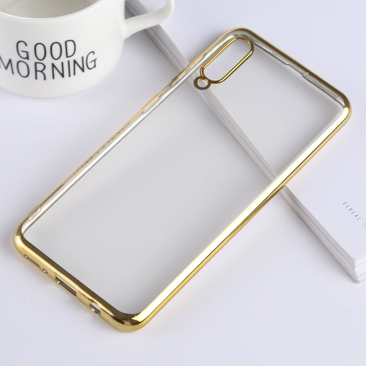 Ultra-thin Electroplating Soft TPU Protective Back Cover Case for Galaxy A50