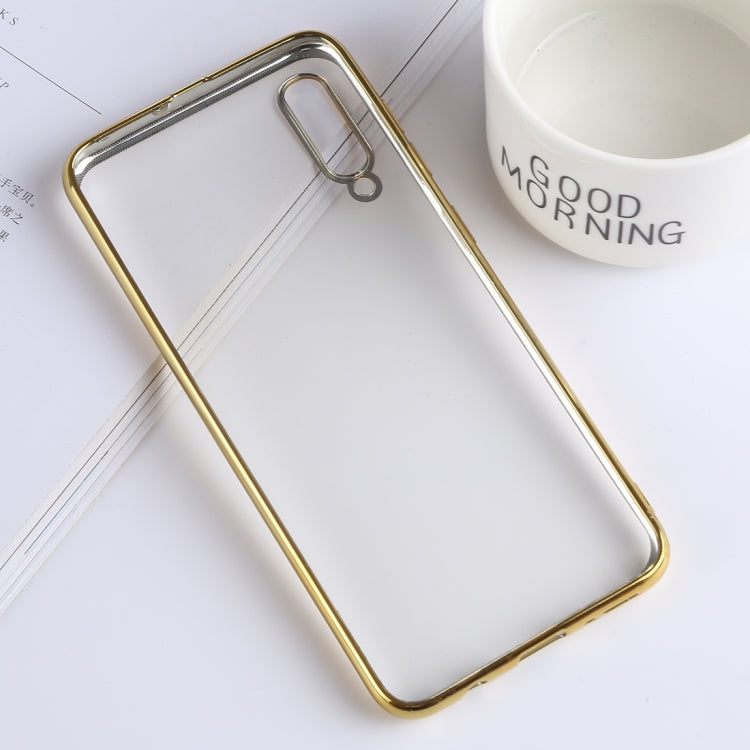 Ultra-thin Electroplating Soft TPU Protective Back Cover Case for Galaxy A50