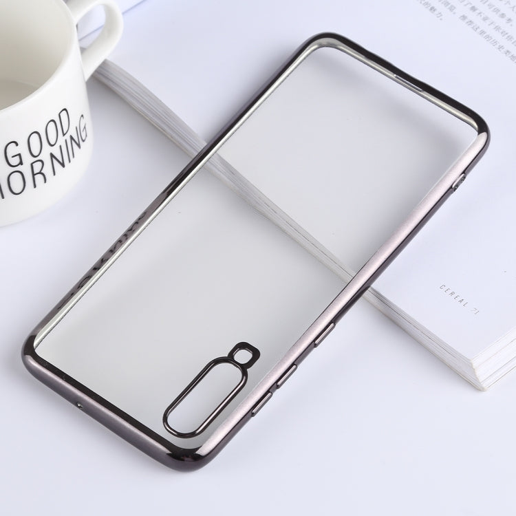 Ultra-thin Electroplating Soft TPU Protective Back Cover Case for Galaxy A70