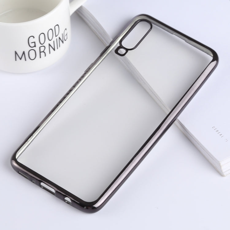 Ultra-thin Electroplating Soft TPU Protective Back Cover Case for Galaxy A70