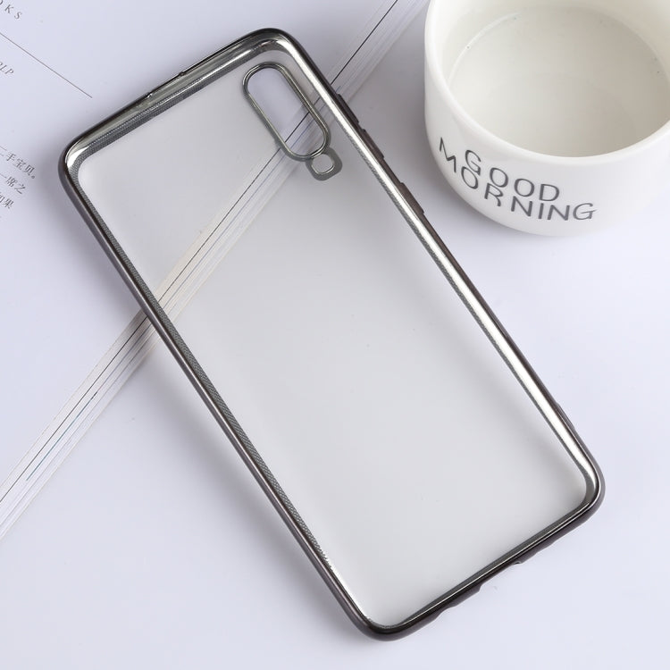 Ultra-thin Electroplating Soft TPU Protective Back Cover Case for Galaxy A70