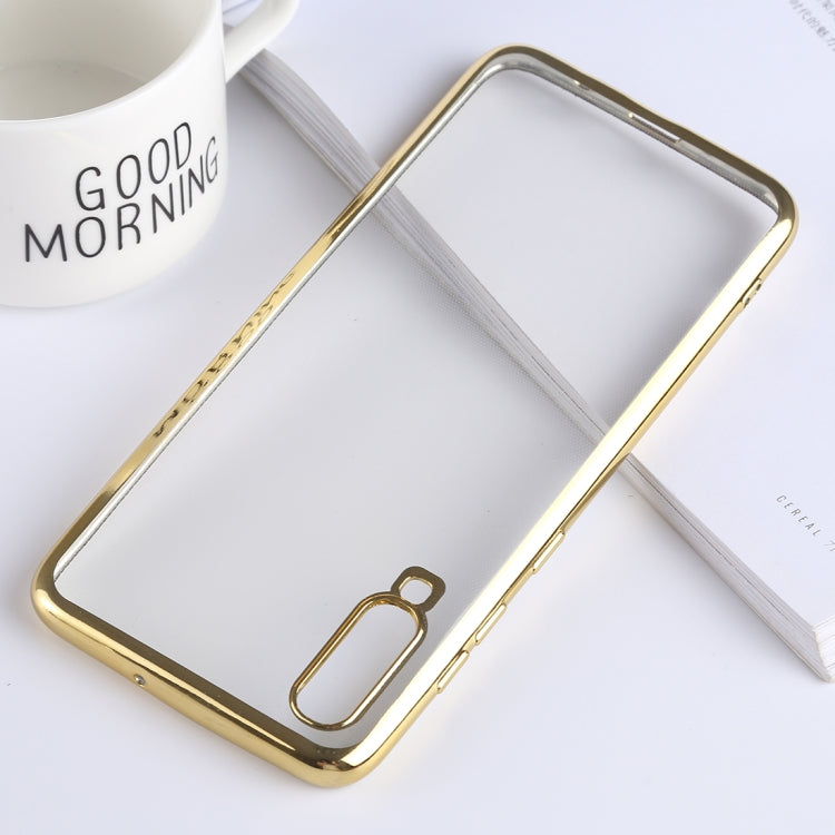 Ultra-thin Electroplating Soft TPU Protective Back Cover Case for Galaxy A70