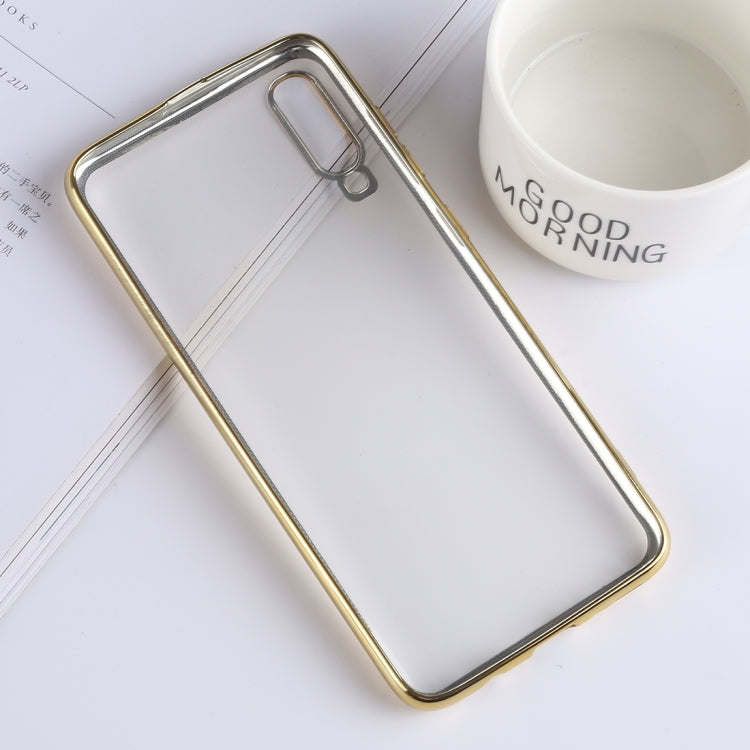 Ultra-thin Electroplating Soft TPU Protective Back Cover Case for Galaxy A70