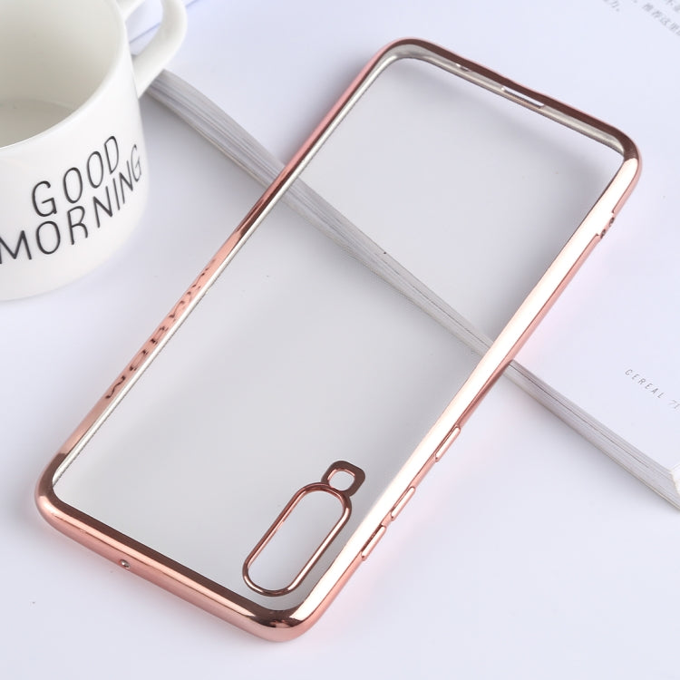 Ultra-thin Electroplating Soft TPU Protective Back Cover Case for Galaxy A70
