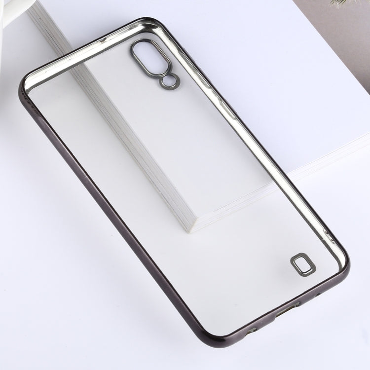 Ultra-thin Electroplating Soft TPU Protective Back Cover Case for Galaxy M10