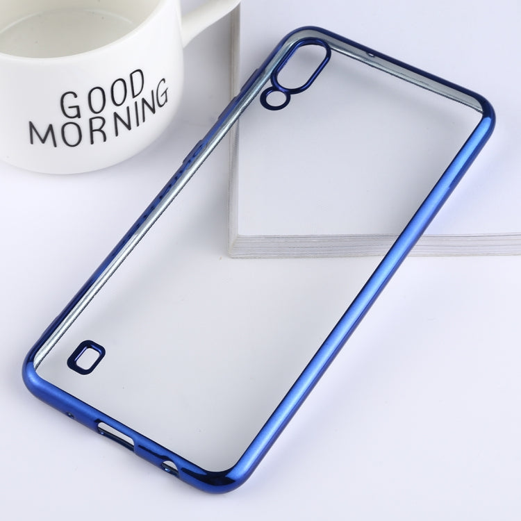 Ultra-thin Electroplating Soft TPU Protective Back Cover Case for Galaxy M10