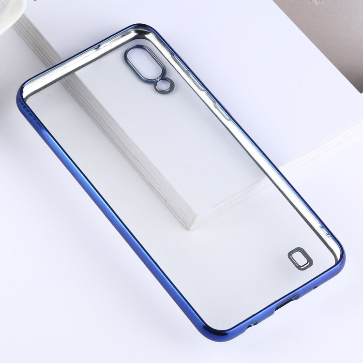 Ultra-thin Electroplating Soft TPU Protective Back Cover Case for Galaxy M10