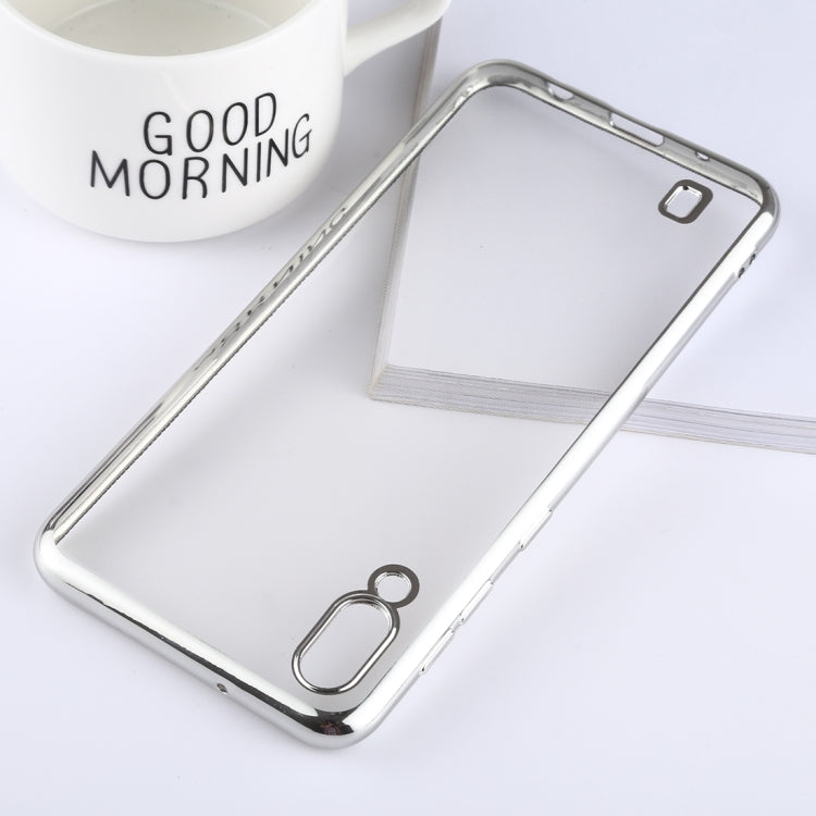 Ultra-thin Electroplating Soft TPU Protective Back Cover Case for Galaxy M10