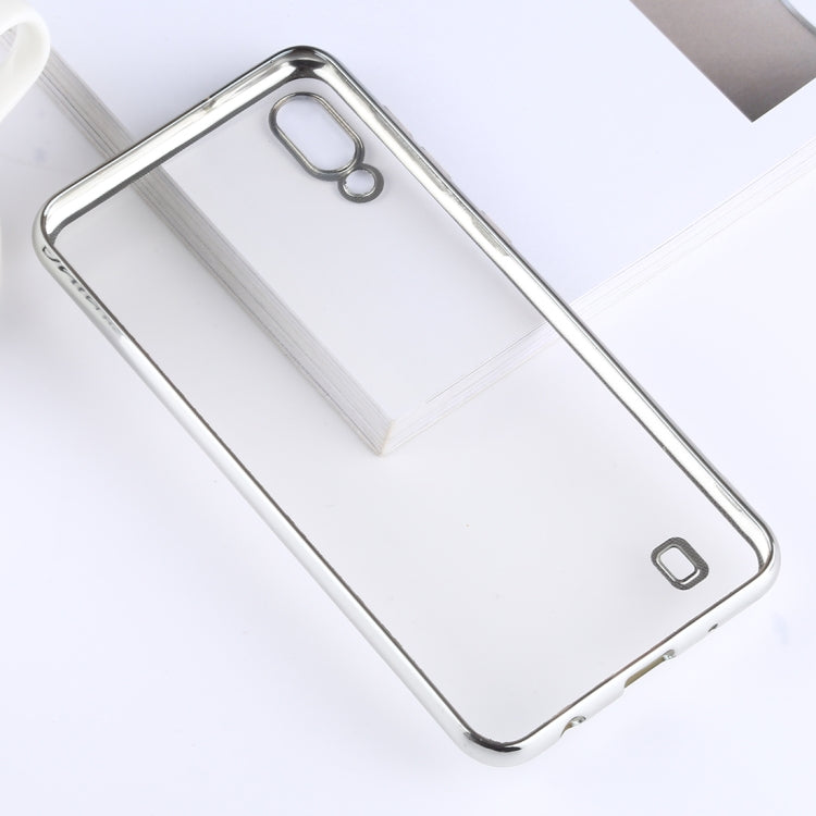 Ultra-thin Electroplating Soft TPU Protective Back Cover Case for Galaxy M10