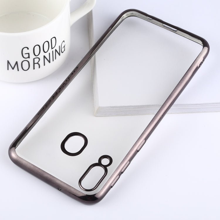 Ultra-thin Electroplating Soft TPU Protective Back Cover Case for Galaxy M20