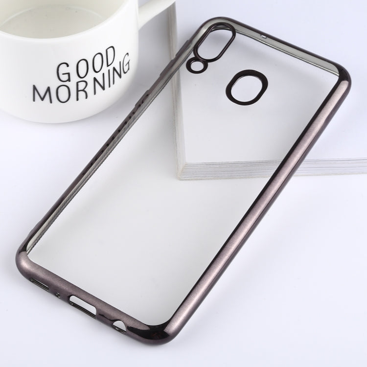 Ultra-thin Electroplating Soft TPU Protective Back Cover Case for Galaxy M20