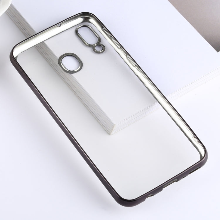 Ultra-thin Electroplating Soft TPU Protective Back Cover Case for Galaxy M20