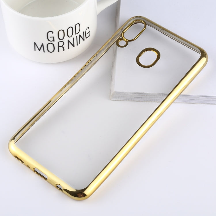 Ultra-thin Electroplating Soft TPU Protective Back Cover Case for Galaxy M20