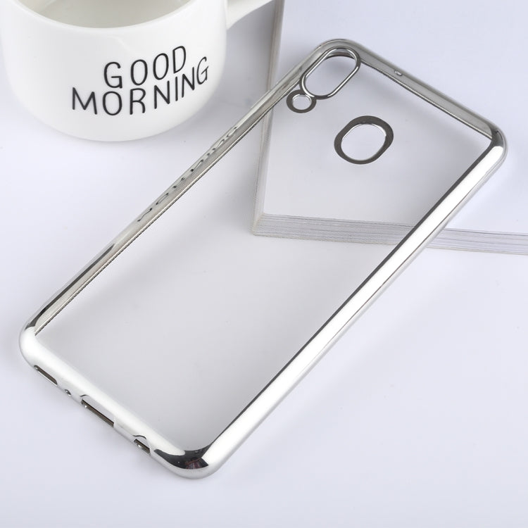 Ultra-thin Electroplating Soft TPU Protective Back Cover Case for Galaxy M20