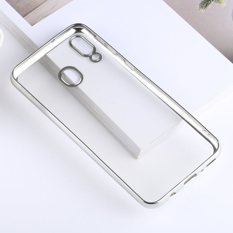 Ultra-thin Electroplating Soft TPU Protective Back Cover Case for Galaxy M20