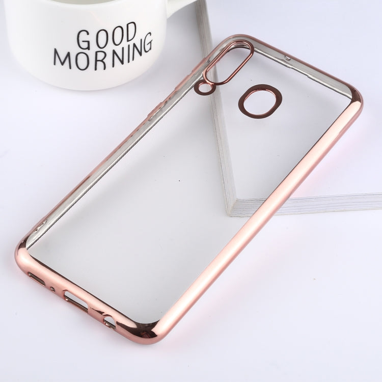 Ultra-thin Electroplating Soft TPU Protective Back Cover Case for Galaxy M30