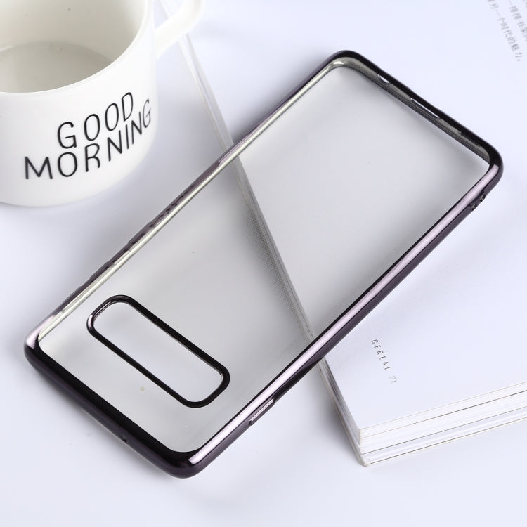 Ultra-thin Electroplating Soft TPU Protective Back Cover Case for Galaxy S10
