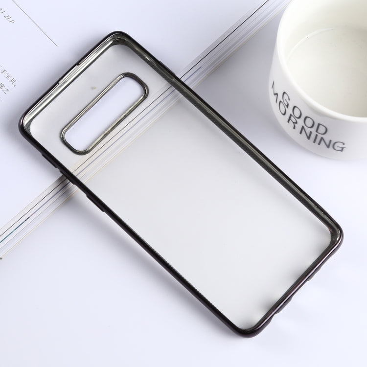 Ultra-thin Electroplating Soft TPU Protective Back Cover Case for Galaxy S10