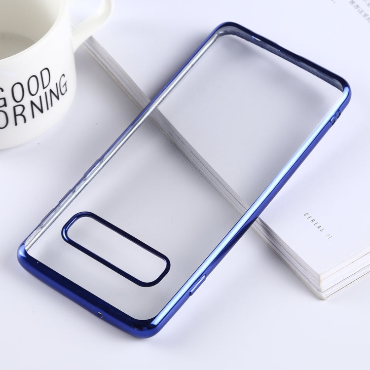 Ultra-thin Electroplating Soft TPU Protective Back Cover Case for Galaxy S10