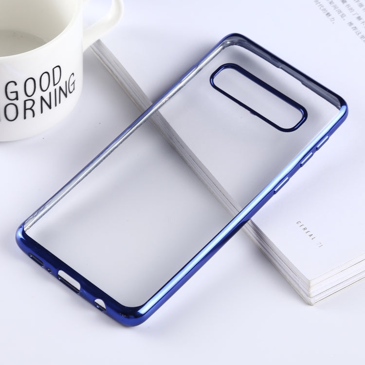 Ultra-thin Electroplating Soft TPU Protective Back Cover Case for Galaxy S10