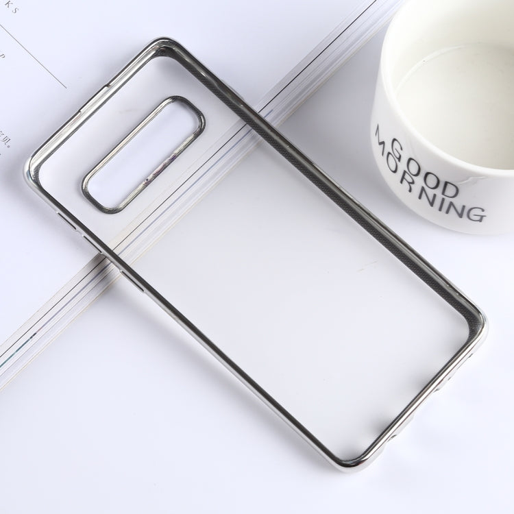 Ultra-thin Electroplating Soft TPU Protective Back Cover Case for Galaxy S10