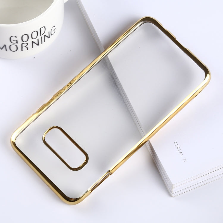 Ultra-thin Electroplating Soft TPU Protective Back Cover Case for Galaxy S10e