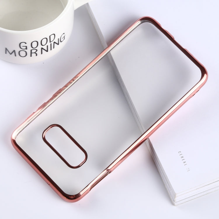 Ultra-thin Electroplating Soft TPU Protective Back Cover Case for Galaxy S10e