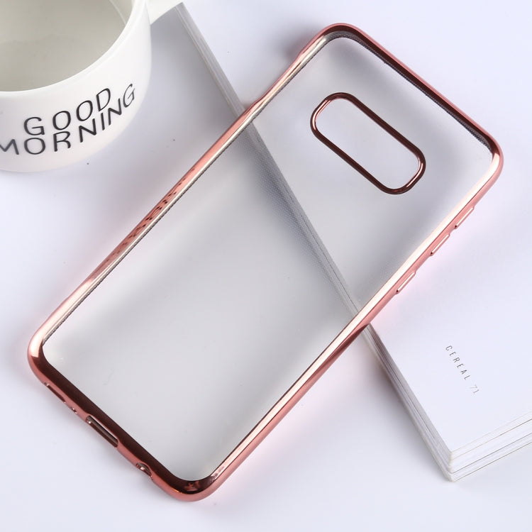 Ultra-thin Electroplating Soft TPU Protective Back Cover Case for Galaxy S10e