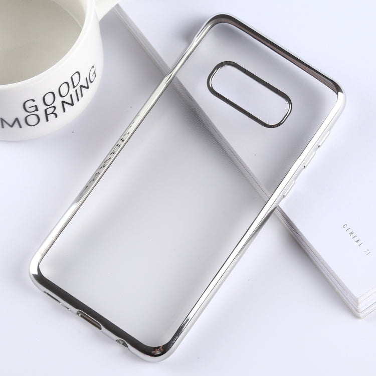 Ultra-thin Electroplating Soft TPU Protective Back Cover Case for Galaxy S10e