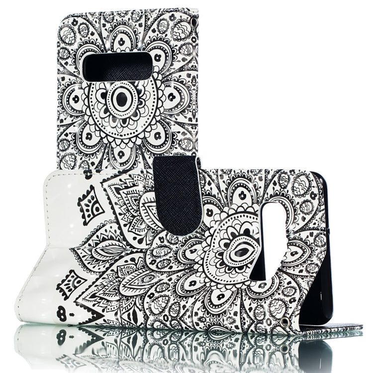 3D Mandala Pattern Horizontal Flip PU Leather Case for Galaxy S10+, with Holder & Card Slots & Wallet & Photo Frame