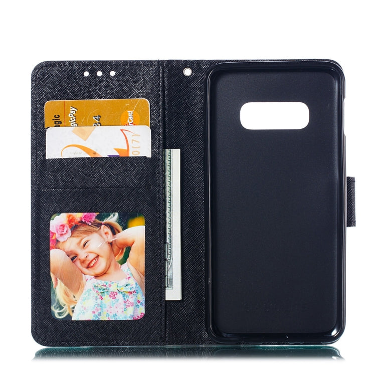 3D Lace Flower Pattern Horizontal Flip PU Leather Case for Galaxy S10e, with Holder & Card Slots & Wallet & Photo Frame