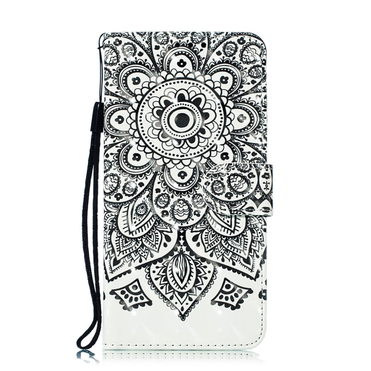 3D Mandala Pattern Horizontal Flip PU Leather Case for Galaxy S10e, with Holder & Card Slots & Wallet & Photo Frame