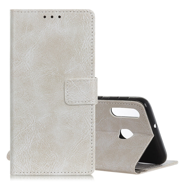 Retro Crazy Horse Texture Horizontal Flip Leather Case for Galaxy M30/A40S, with Holder & Card Slots & Photo Frame