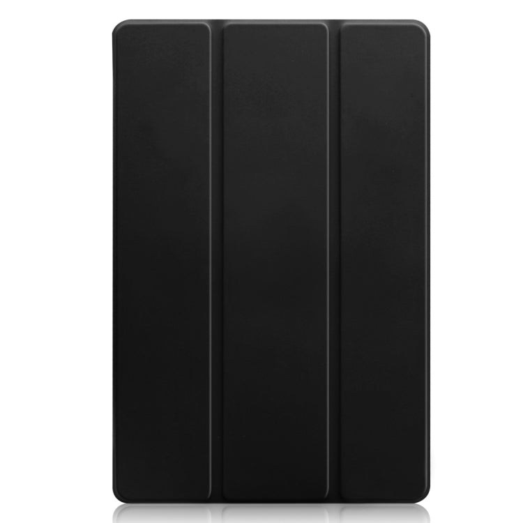 Plain Weave Texture Translucent Leather Case for Galaxy Tab S5e 10.5 T720 / T725, with 3-folding Holder & Sleep / Wake-up Function