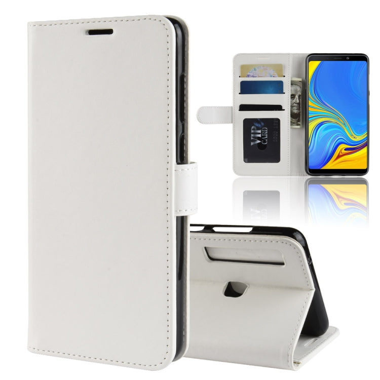 R64 Texture Single Fold Horizontal Flip Leather Case for Galaxy A9 (2018) / A9s, with Holder & Card Slots & Wallet
