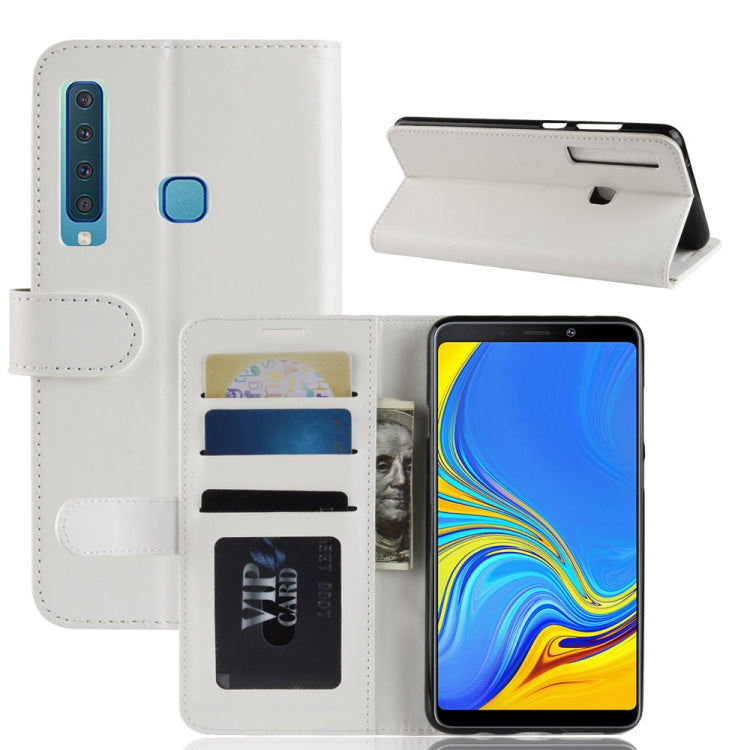 R64 Texture Single Fold Horizontal Flip Leather Case for Galaxy A9 (2018) / A9s, with Holder & Card Slots & Wallet
