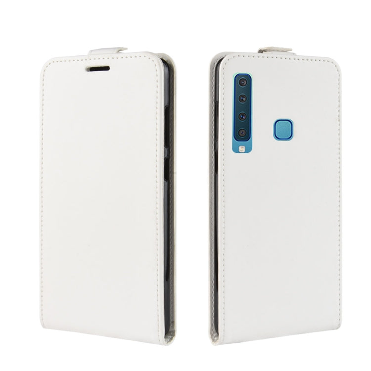 R64 Texture Single fold Vertical Flip Leather Case for Galaxy A9 (2018) / A9s, with Card Slots & Wallet