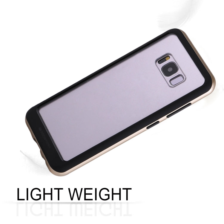 GOOSPERY New Bumper X for Galaxy S8 PC + TPU Shockproof Hard Protective Back Case