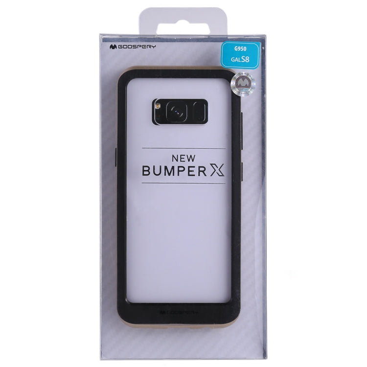GOOSPERY New Bumper X for Galaxy S8 PC + TPU Shockproof Hard Protective Back Case