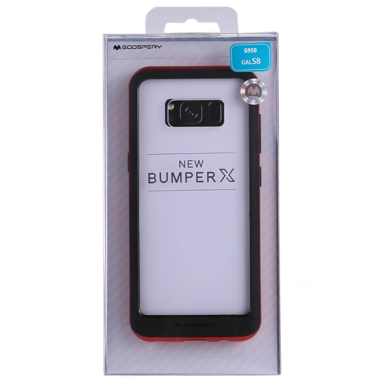 GOOSPERY New Bumper X for Galaxy S8 PC + TPU Shockproof Hard Protective Back Case