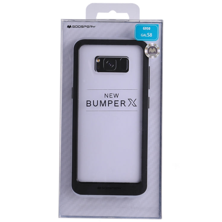 GOOSPERY New Bumper X for Galaxy S8 PC + TPU Shockproof Hard Protective Back Case
