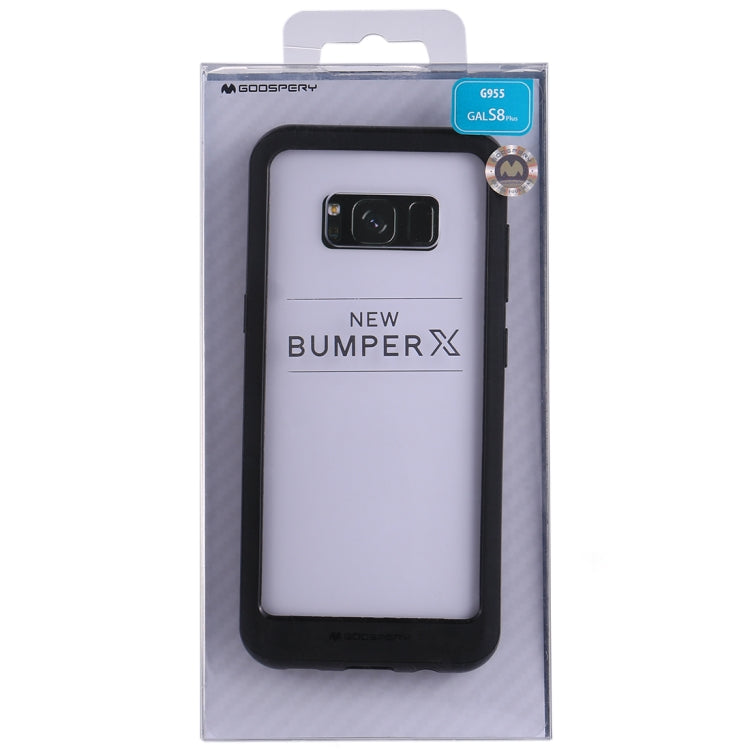 GOOSPERY New Bumper X for Galaxy S8+ / G955 PC + TPU Shockproof Hard Protective Back Case