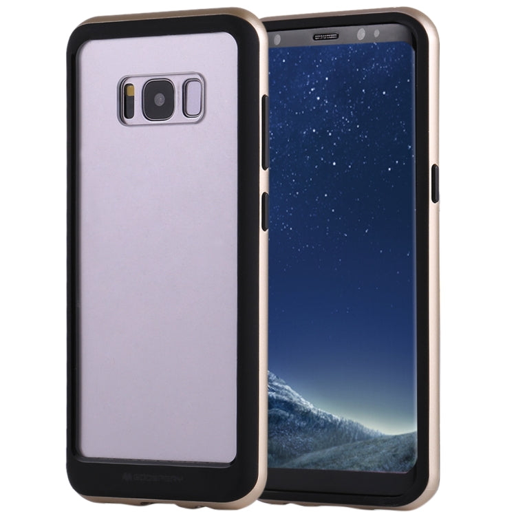 GOOSPERY New Bumper X for Galaxy S8+ / G955 PC + TPU Shockproof Hard Protective Back Case