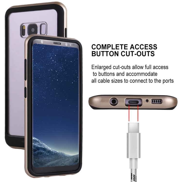 GOOSPERY New Bumper X for Galaxy S8+ / G955 PC + TPU Shockproof Hard Protective Back Case