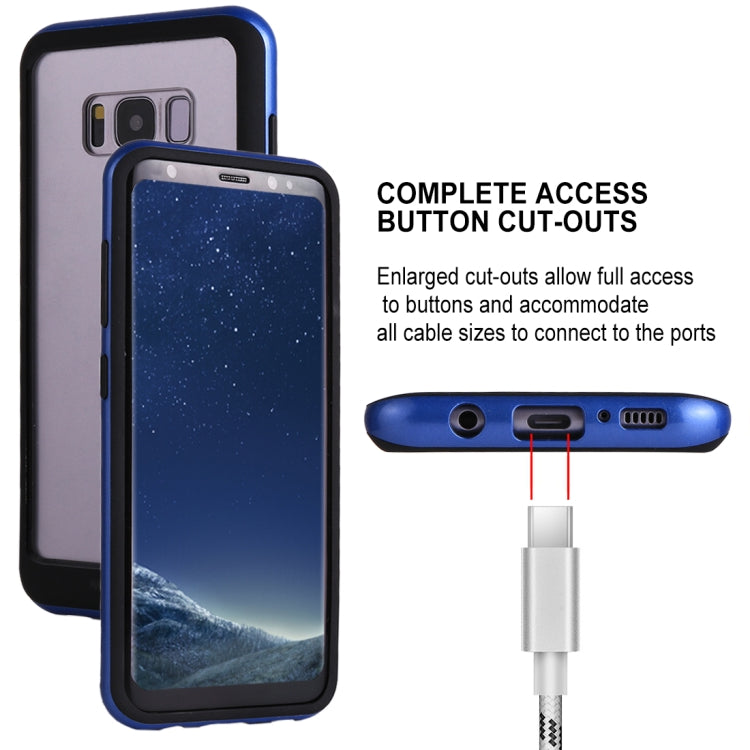 GOOSPERY New Bumper X for Galaxy S8+ / G955 PC + TPU Shockproof Hard Protective Back Case