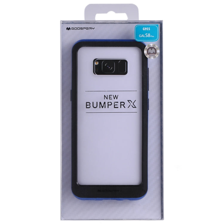 GOOSPERY New Bumper X for Galaxy S8+ / G955 PC + TPU Shockproof Hard Protective Back Case