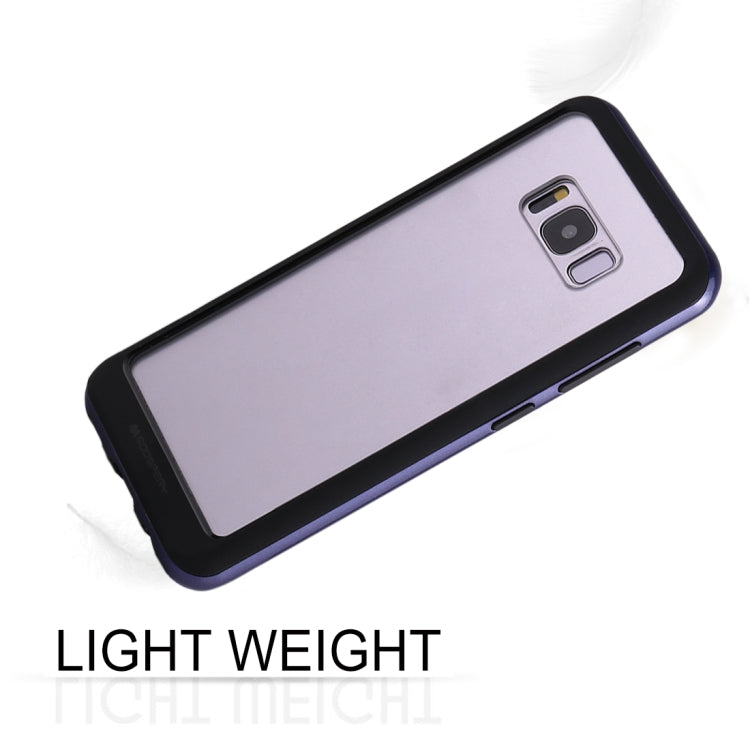 GOOSPERY New Bumper X for Galaxy S8+ / G955 PC + TPU Shockproof Hard Protective Back Case