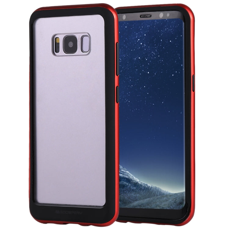 GOOSPERY New Bumper X for Galaxy S8+ / G955 PC + TPU Shockproof Hard Protective Back Case