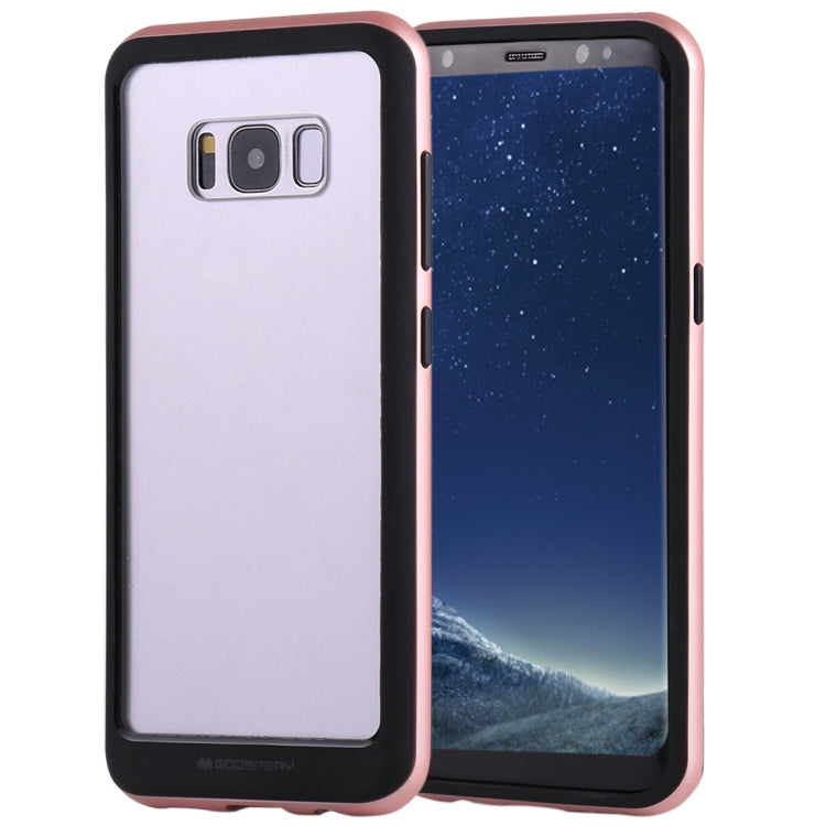 GOOSPERY New Bumper X for Galaxy S8+ / G955 PC + TPU Shockproof Hard Protective Back Case